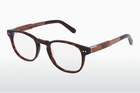 Дизайнерские  очки Wood Fellas Bogenhausen Premium (10936 curled/havana matte)