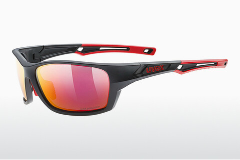 Солнцезащитные очки UVEX SPORTS sportstyle 232 P black mat red