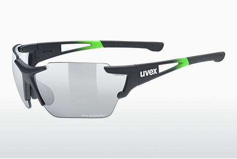 Солнцезащитные очки UVEX SPORTS sportstyle 803 race V black green mat