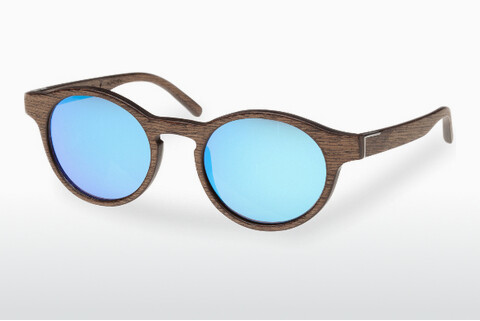 Солнцезащитные очки Wood Fellas Flaucher (10754 black oak/blue)