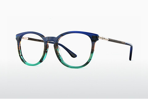 Дизайнерские  очки Wood Fellas Pfersee (11002 walnut/blue)