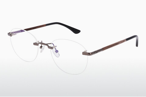 Дизайнерские  очки Wood Fellas Ammil (11016 walnut/gun shiny)