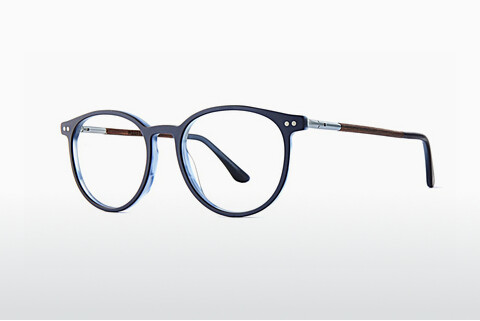Дизайнерские  очки Wood Fellas Point (11037 macassar/blue)