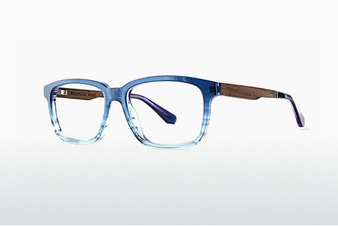 Дизайнерские  очки Wood Fellas Reflect (11039 walnut/blue)