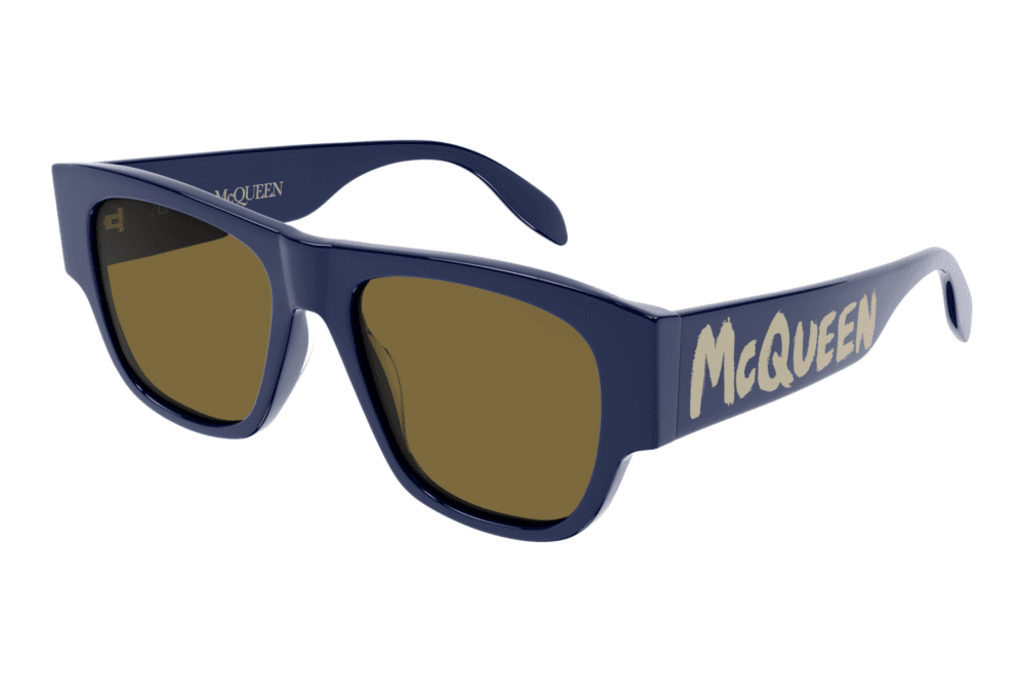 Alexander McQueen   AM0328S 004 BROWNblue-blue-brown