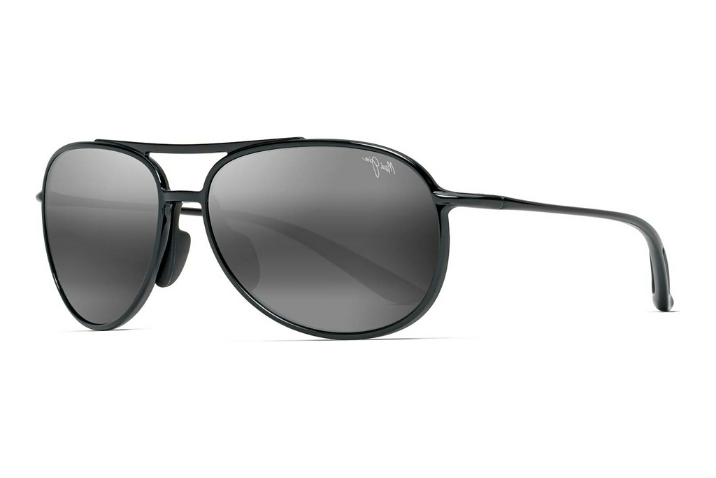 Maui Jim   Alelele Bridge 438-02 Neutral GreyBlack Gloss