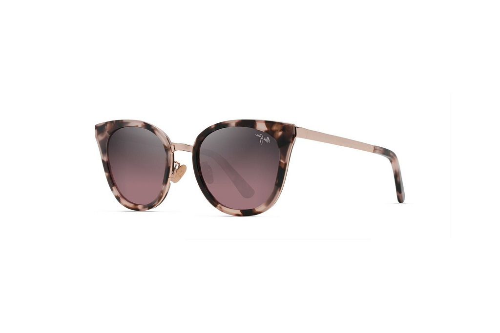 Maui Jim   Wood Rose RS870-09 Maui Rose®Pink Tortoise w/Rose Gold