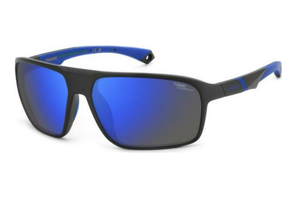 Polaroid   PLD 7058/S 0VK/QG BLUE MIRROR POLARIZED HIGH CONTRASTSCHWARZ