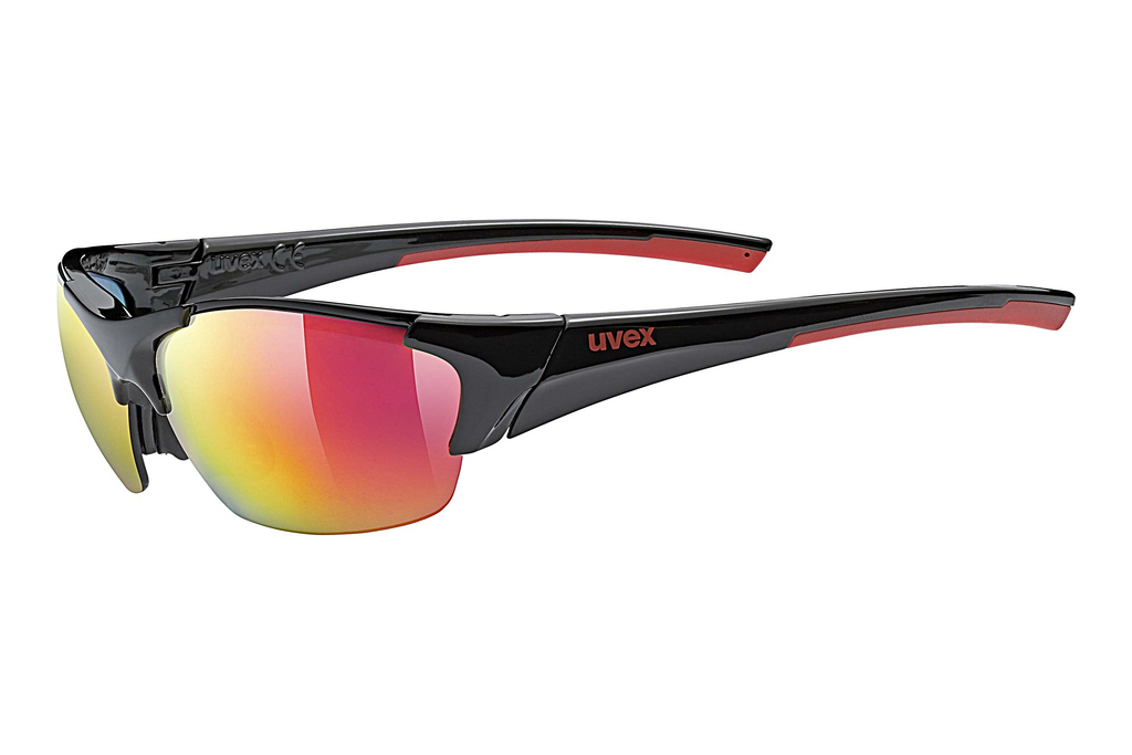 UVEX SPORTS   blaze III black red redblack red