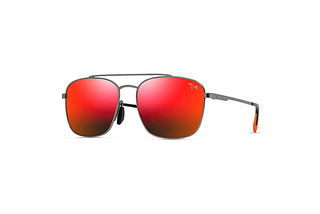 Maui Jim Piwai AF RM645-17 Hawaii Lava ™Shiny Light Ruthenium