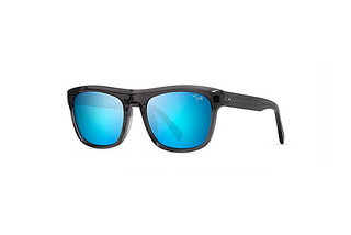 Maui Jim S-Turns B872-14 Blue HawaiiDark Translucent Grey