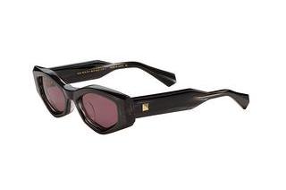 Valentino VLS-101 A Dark Bordeaux - ARTranslucent Black Swirl - White Gold w