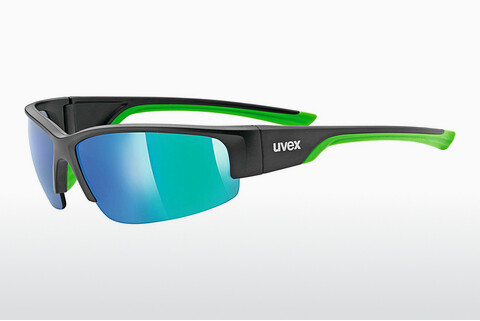 Солнцезащитные очки UVEX SPORTS sportstyle 215 black mat green
