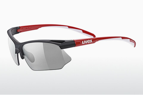 Солнцезащитные очки UVEX SPORTS sportstyle 802 V black red white