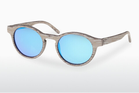 Солнцезащитные очки Wood Fellas Flaucher (10754 chalk oak/blue)