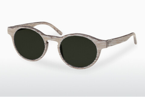 Солнцезащитные очки Wood Fellas Flaucher (10754 chalk oak/green)