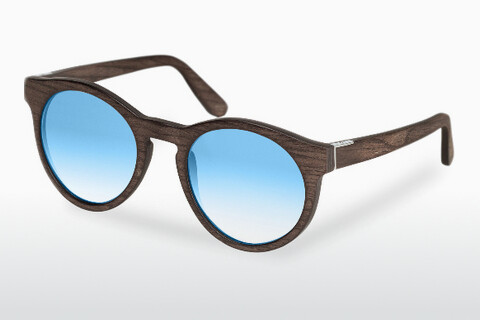 Солнцезащитные очки Wood Fellas Au (10756 black oak/blue)
