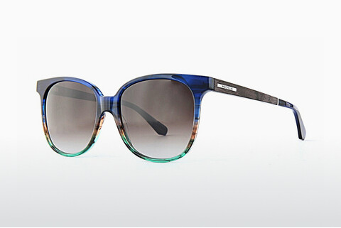 Солнцезащитные очки Wood Fellas Aspect (11713 black oak/blue)