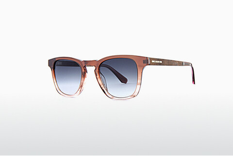 Солнцезащитные очки Wood Fellas Mindset (11717 curled/brown)