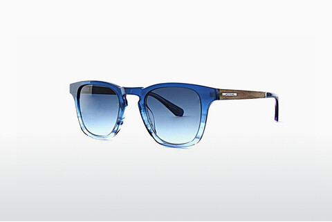 Солнцезащитные очки Wood Fellas Mindset (11717 walnut/blue)